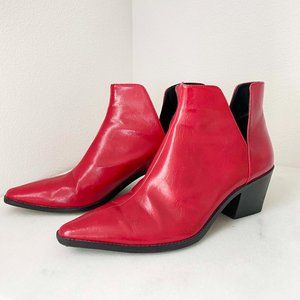 Red Zara Booties